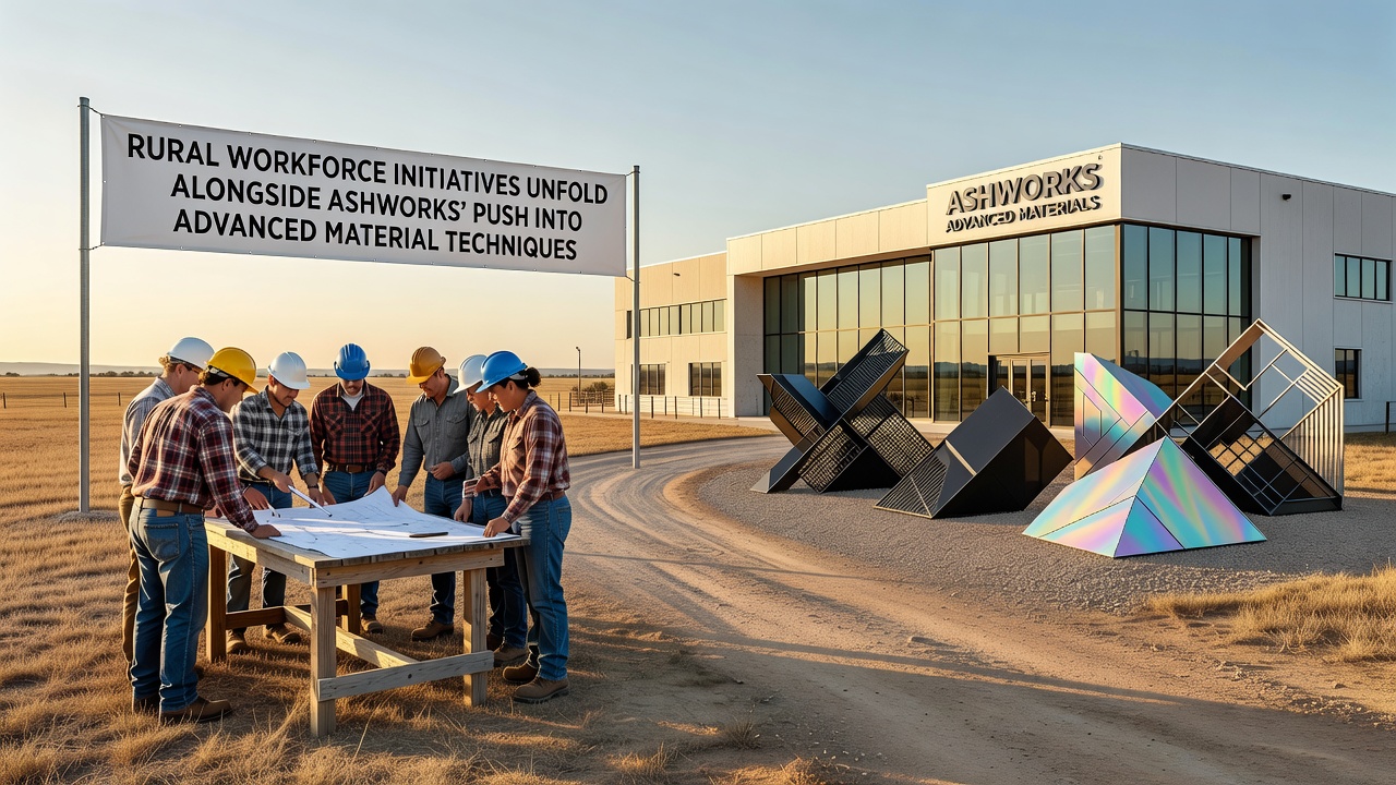 Ashworks facility interior showing advanced material processing equipment and trained staff